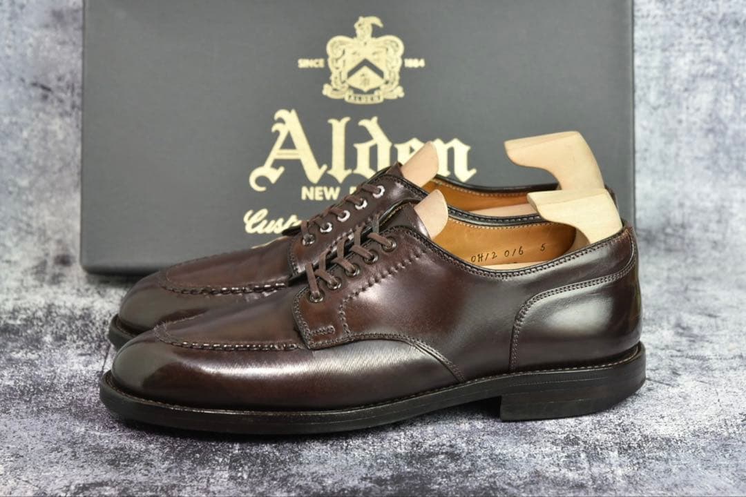 オールデン　コードバン　2490　タンカーOX　6.5D　ミリタリーラスト