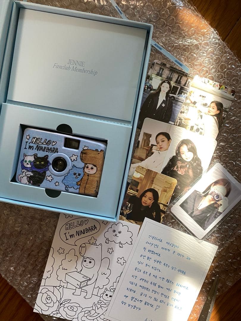 BLACKPINK JENNIE WeverseFCKit 限定フォトカード付き