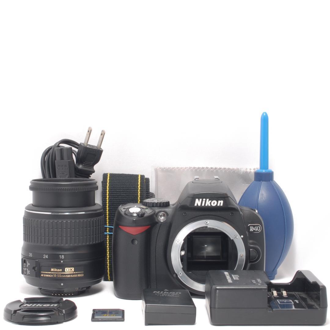 ⭐️簡単操作で安心⭐️Nikon D40　デジタル一眼レフ 高画質　ニコン
