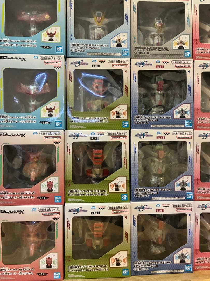 機動戦士ガンダムヘッド型スピーカー　１８個セット　まとめ売り