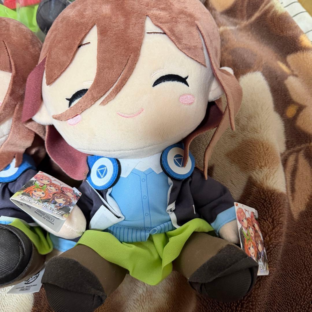 五等分の花嫁 BIGぬいぐるみ タグ付き 未使用 未開封品有