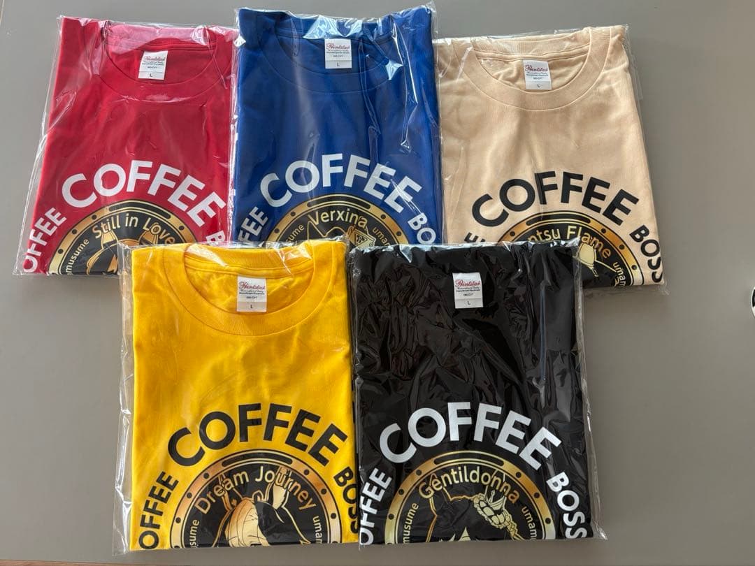 BOSSオリジナル　ウマ娘コラボTシャツ（全5種セット）