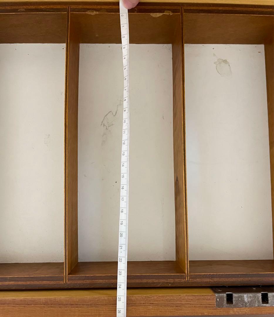 vintage euro　チーク サイドテーブル　ソーイングテーブル　チェスト