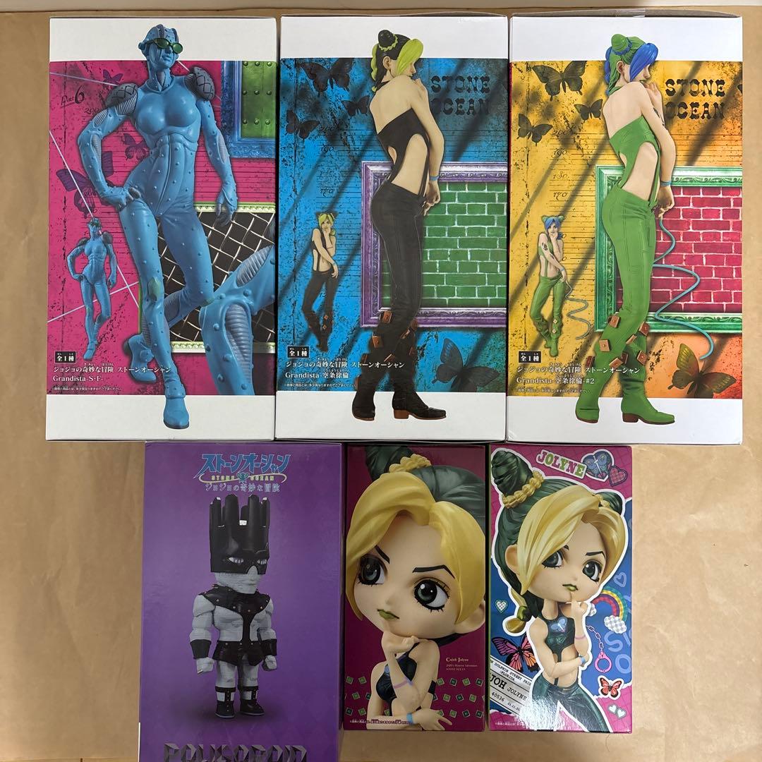 ジョジョの奇妙な冒険 ストーンオーシャン フィギュア　6点