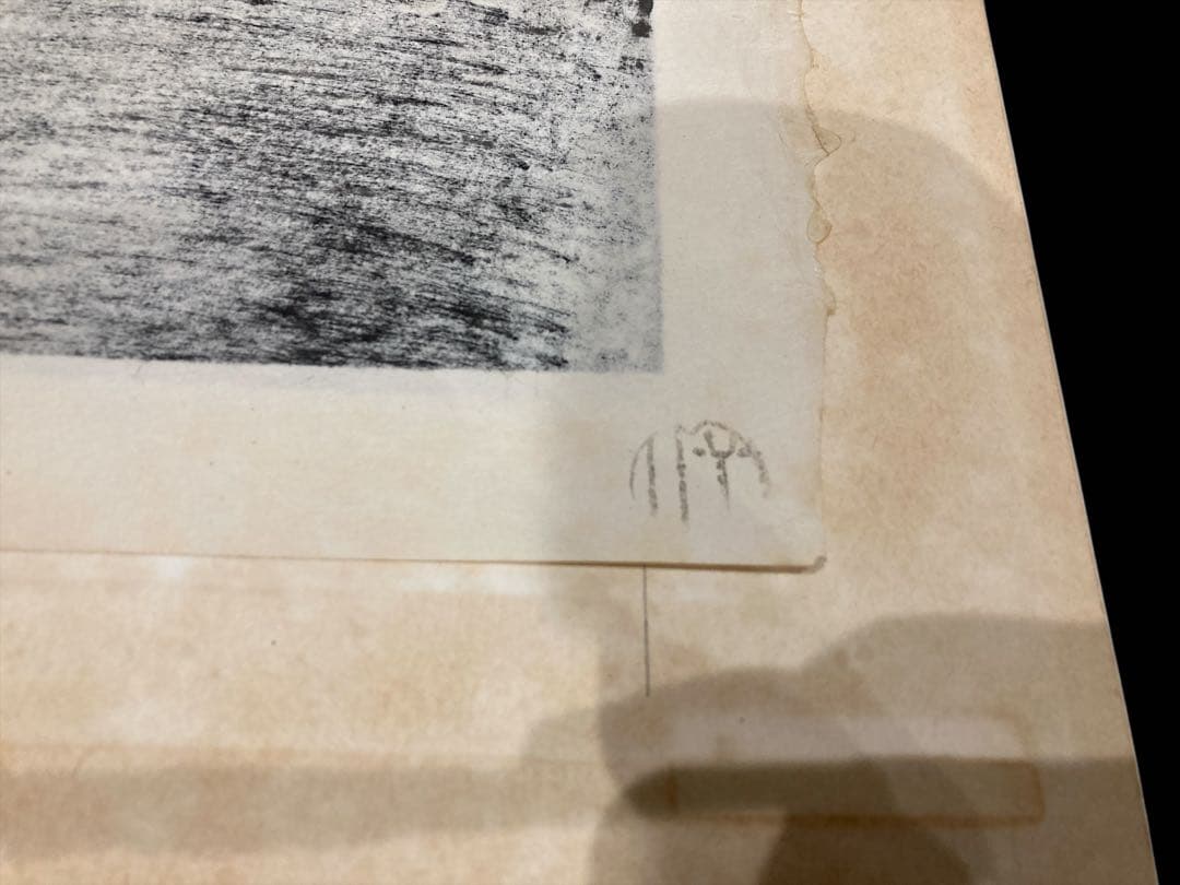 真作保証 版画家 河野薫 Kaoru Kawano 鶏 木版画