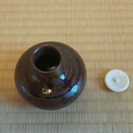 A 44     茶道     茶入   唐物  ( 未使用品 )