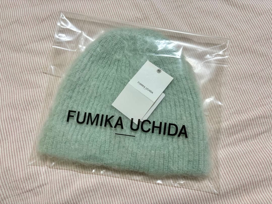 帽子 FUMIKA UCHIDA MOHAIR ALPACA BLEND BEANIE
