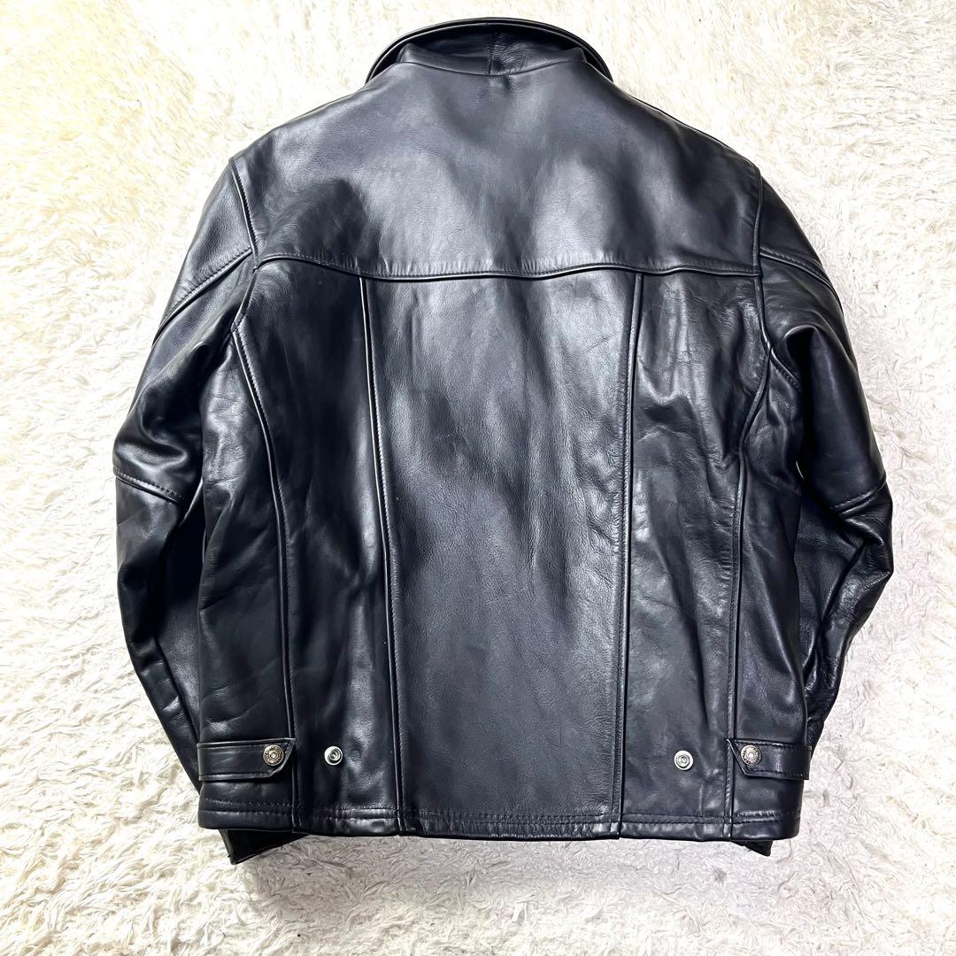 極美品/入手困難✨ショット シングルライダース レザージャケット トラッカー