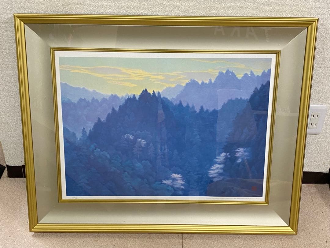 3-1358 東山魁夷　新復刻画『春の曙』