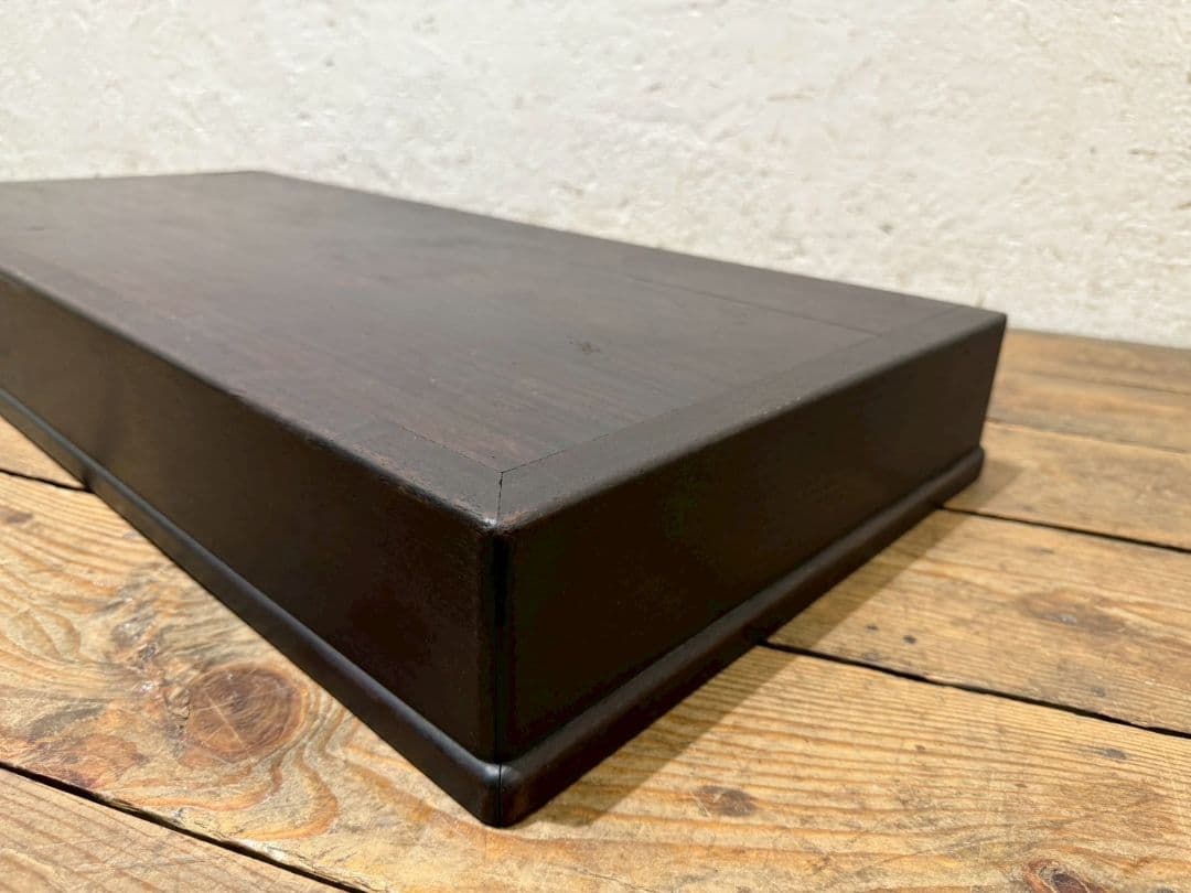 1167 作りの良い置床　置き床　陳列台　展示台　花台　レトロ　無垢材　和モダン