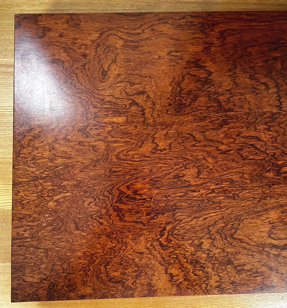 天然時代木 四足 花梨 欅 玉杢 孔雀杢 重量級 8.6㎏ 花台 香台 盆栽台