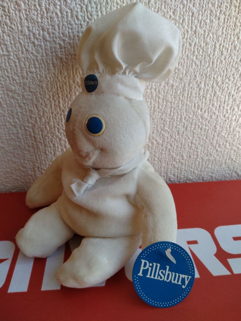 ビンテージ紙タグ付き 90's Pillsbury Doughboyドゥーボーイ