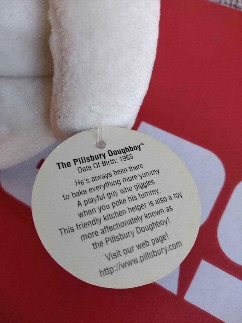ビンテージ紙タグ付き 90's Pillsbury Doughboyドゥーボーイ