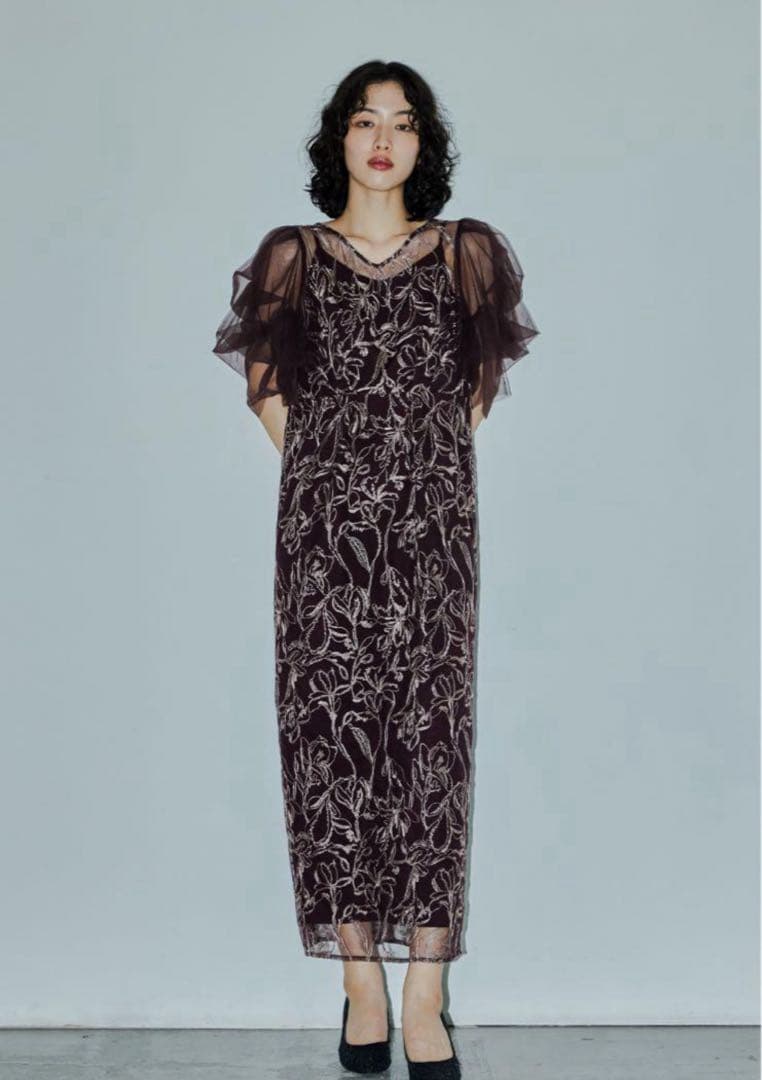 niana オケージョンドレス M ボルドー