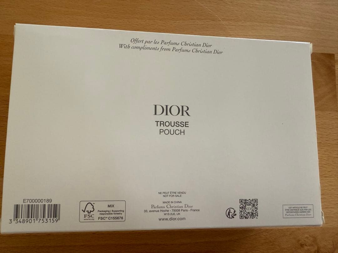 DIOR ディオール マザーズ デイ オリジナル ポーチ 刺繍 ノベルティー