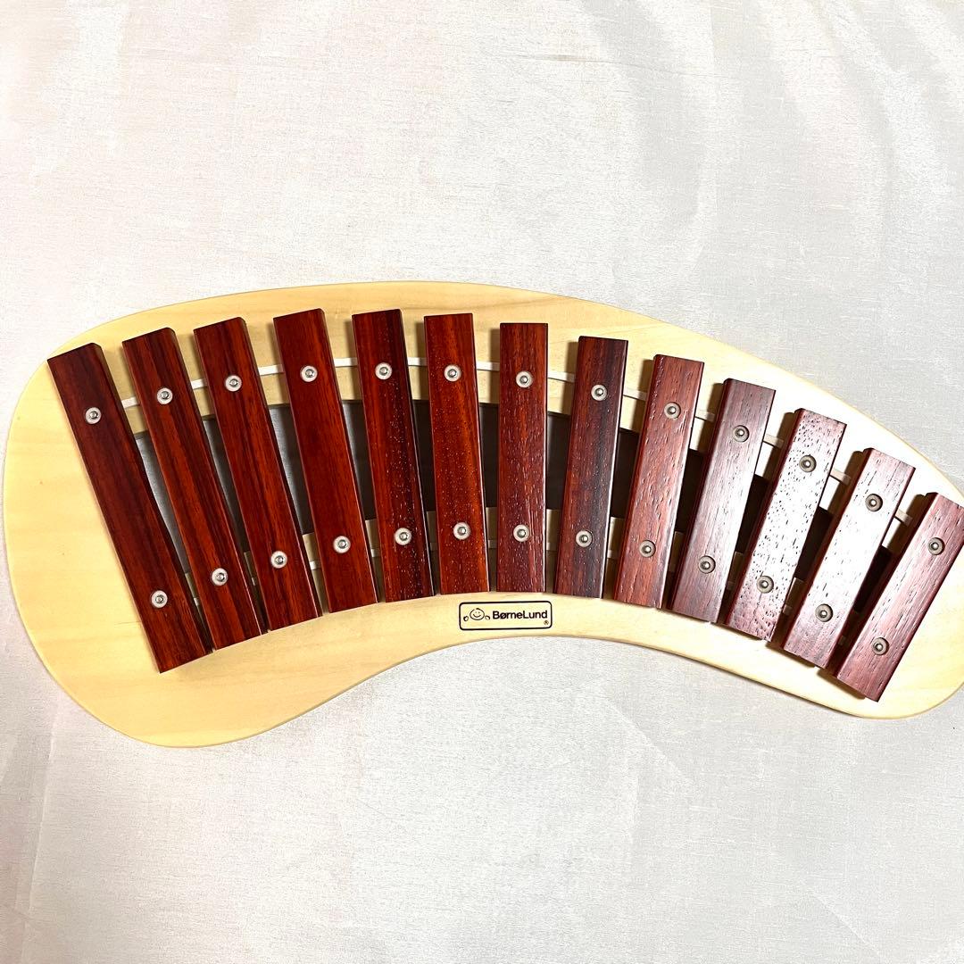 【超美品】 ボーネルンド 木琴 パレットシロフォン 木のおもちゃ 楽器 知育玩具