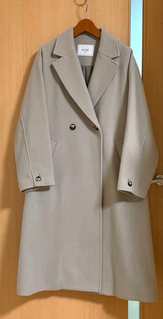 ☆ランラン☆スローブイエナ　ダブルフェイス　ウールチェスターコート　36