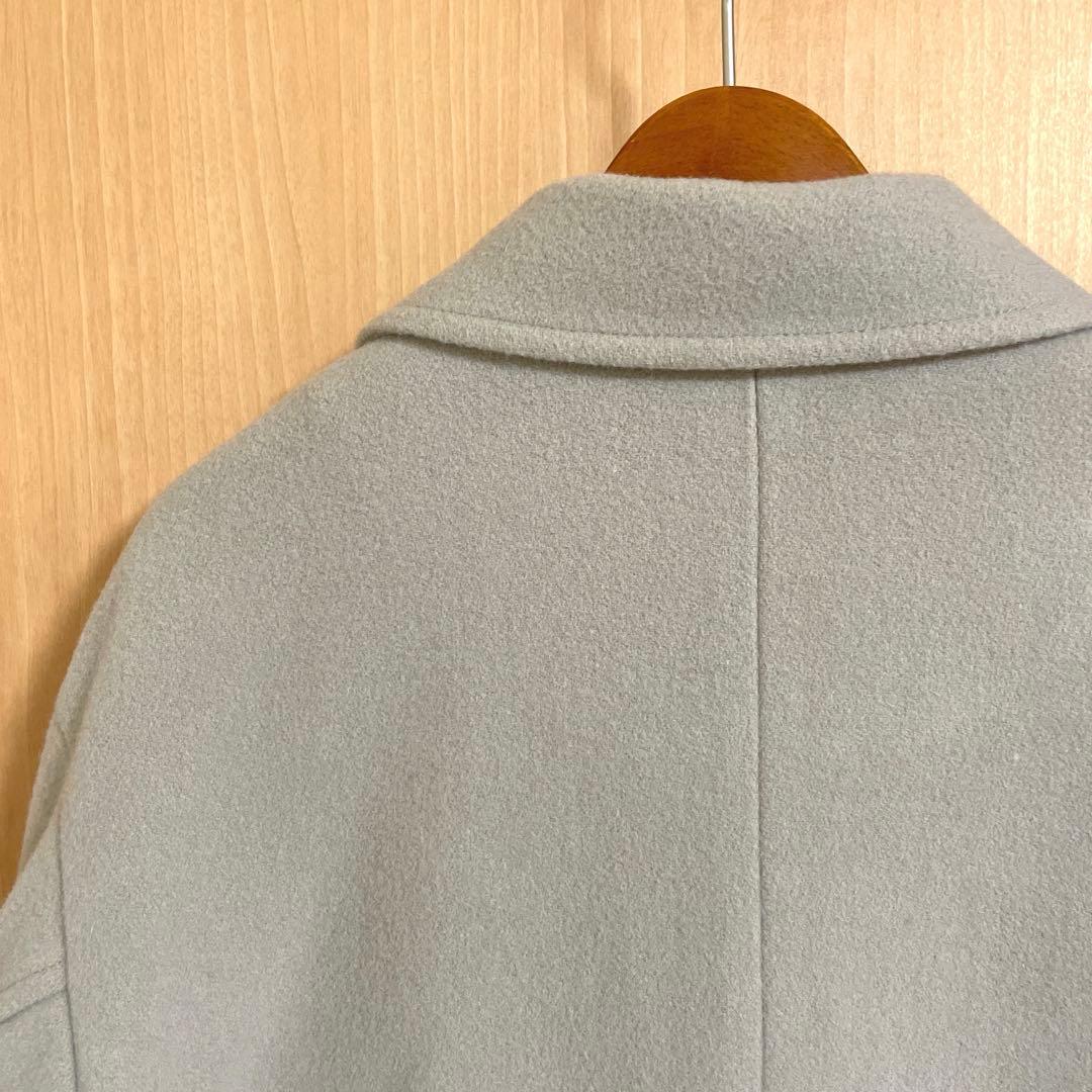 ☆ランラン☆スローブイエナ　ダブルフェイス　ウールチェスターコート　36