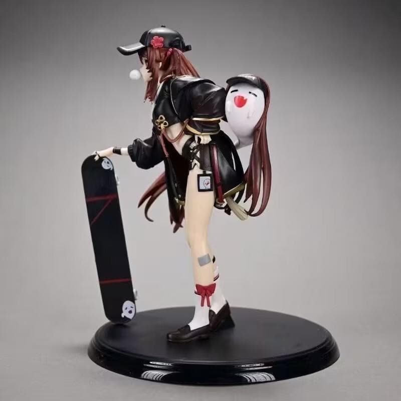 原神のキャラクター胡桃フータオのスケートボードスタイルのフィギュア塗装済完成品