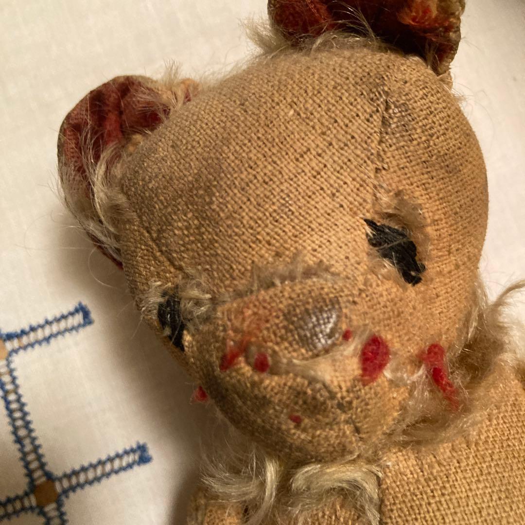 アンティーク茶色のテディベア