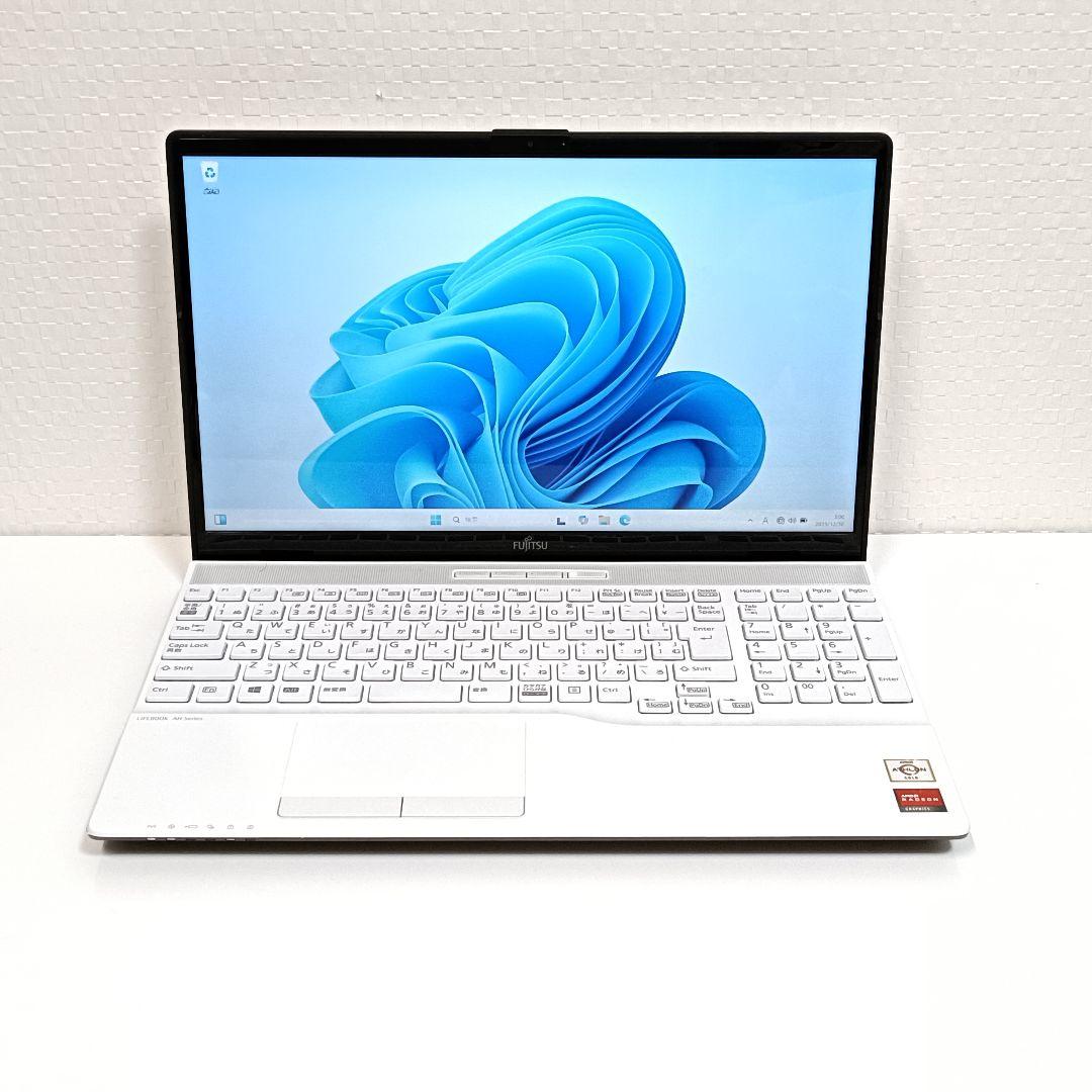 2021年 富士通 Windows11 15.6型 ノートパソコン SSD 40