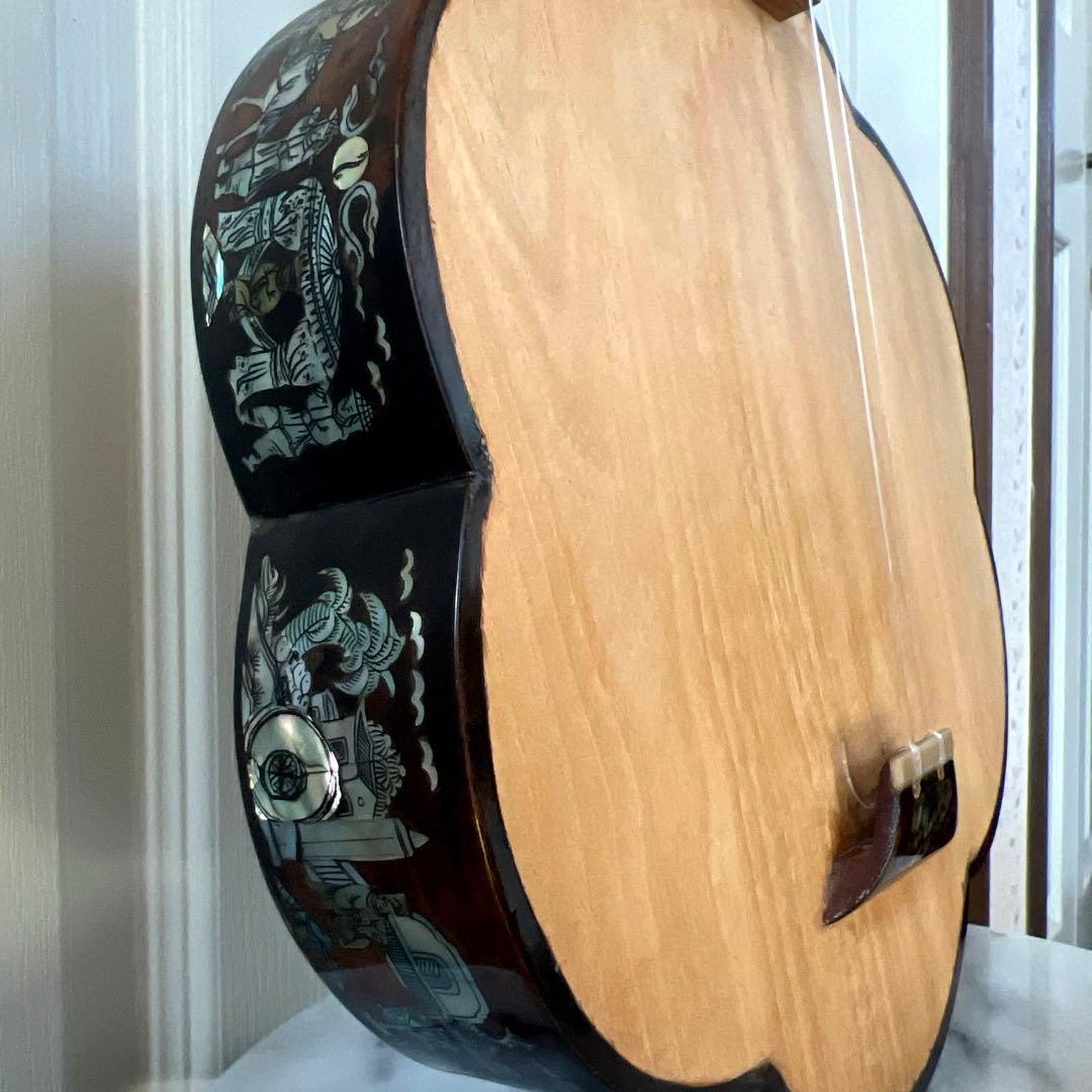 ダン・セン　ベトナム２弦琴　民族楽器 弦楽器　馬頭琴　螺鈿　工芸品　希少