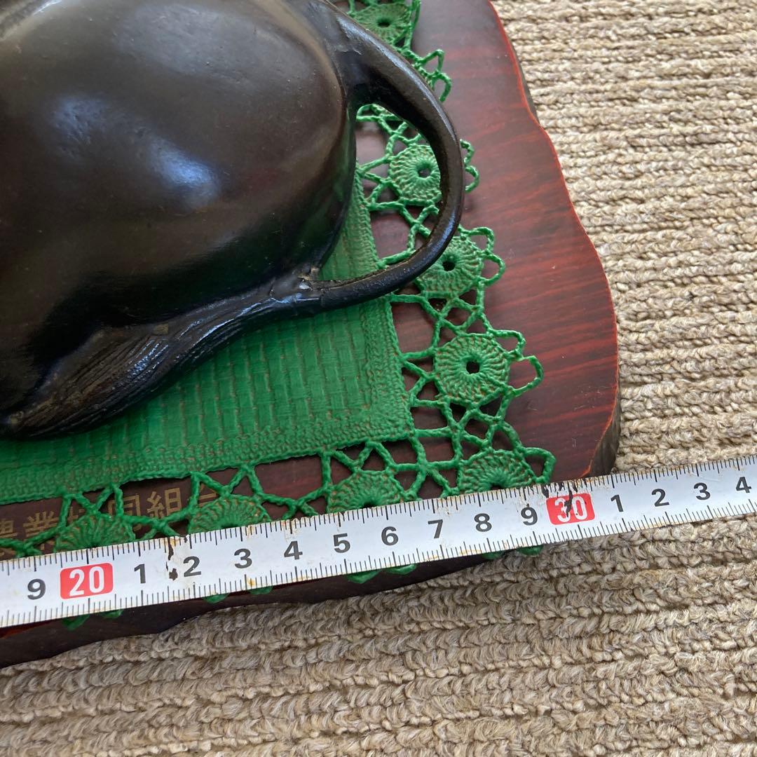 匿名配送　牛　置物　アンティーク　オブジェ　レトロ　動物