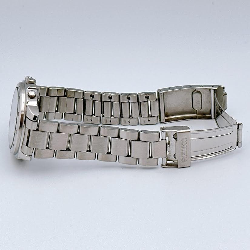 セイコー 7T92-0CA0 クロノグラフ メンズ腕時計 ブルー 海外モデル