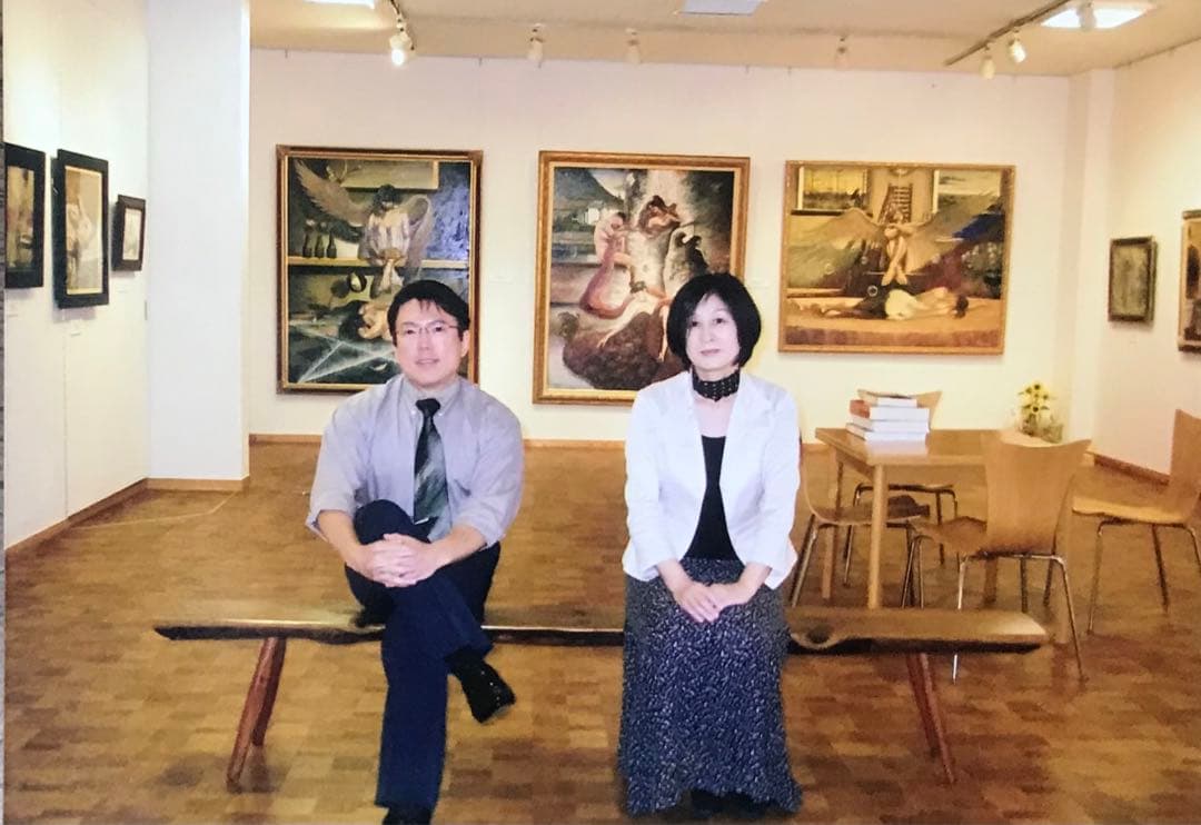 内閣総理大臣賞受賞作家の水彩画