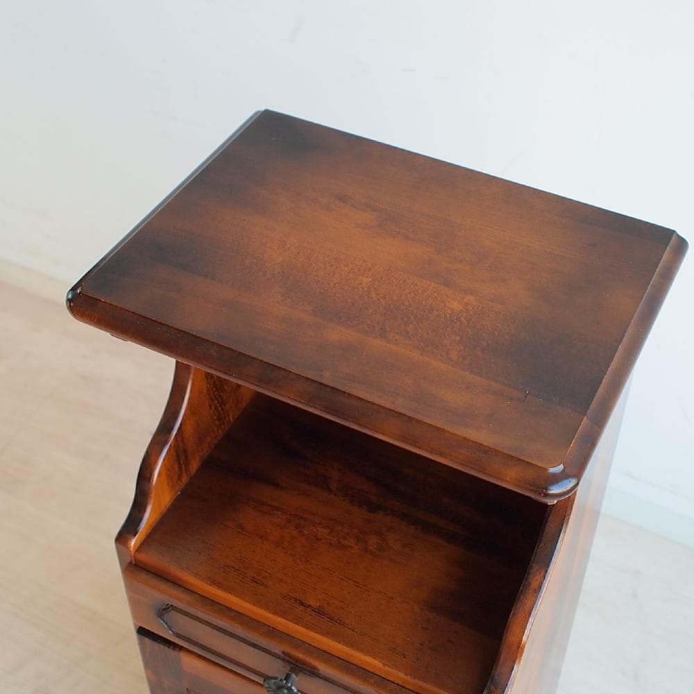 80's オールドカリモク/karimoku コロニアル 電話台 ビンテージ