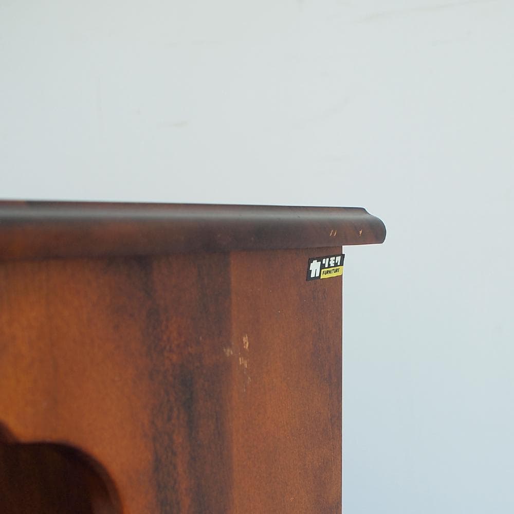 80's オールドカリモク/karimoku コロニアル 電話台 ビンテージ