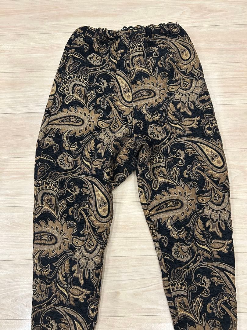 CAMBIO ペイズリー柄 サルエルパンツ S