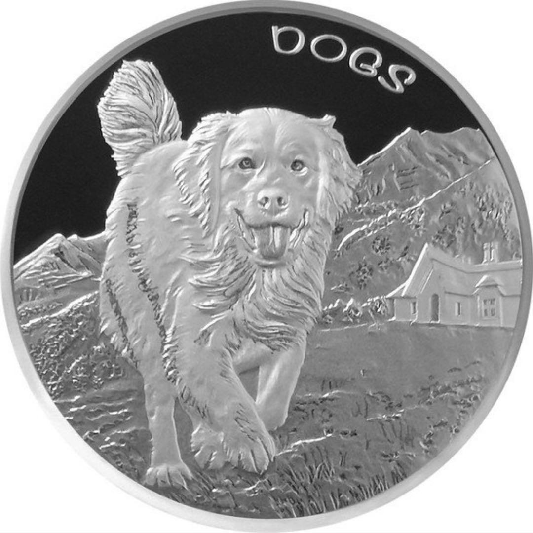 2022年フィジー犬 銀貨 1オンス　カプセル付き