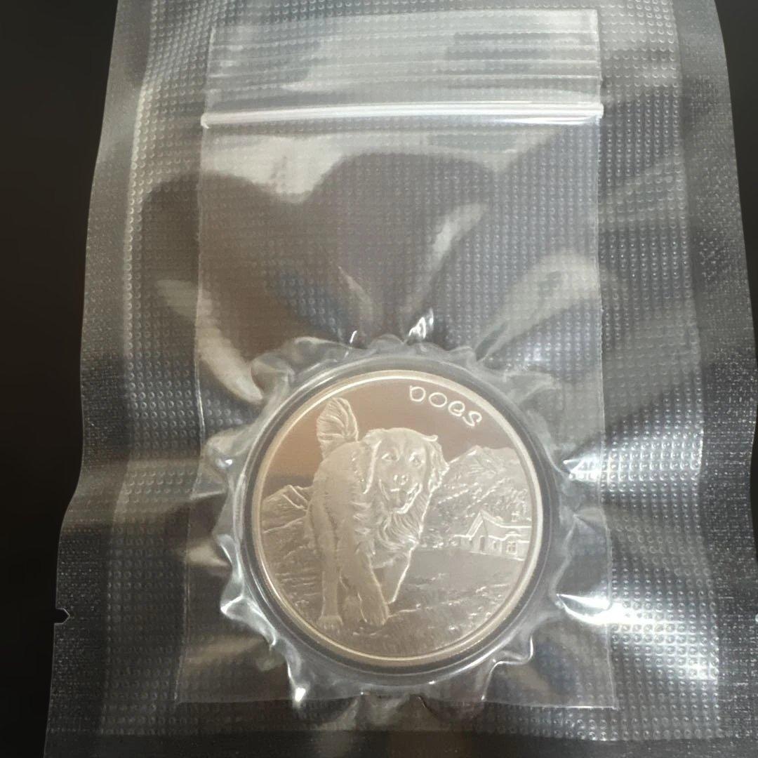 2022年フィジー犬 銀貨 1オンス　カプセル付き