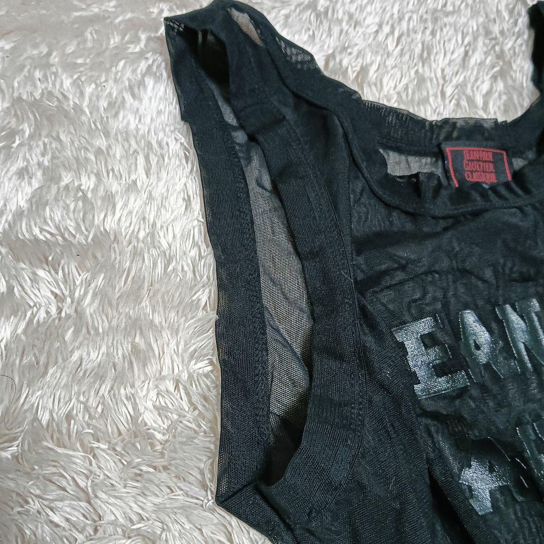 美品✨️ジャンポールゴルチエ　ロゴトップスタンクトップ　パワーネット　男女兼用