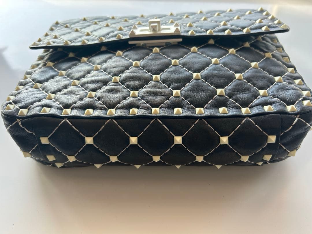 VALENTINO ロックスタッズスパイク　チェーンショルダーバッグ　2way