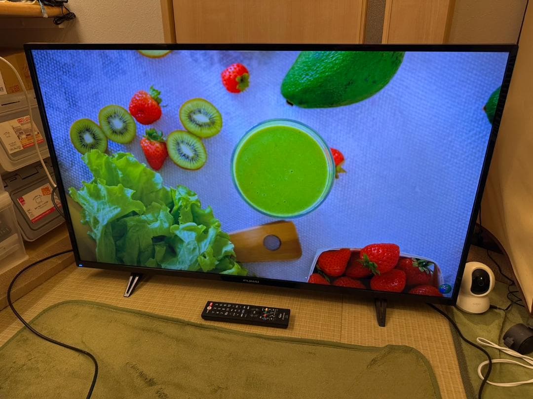 funai フナイ　43型 テレビ FL-43U3040　21年製　4K対応！