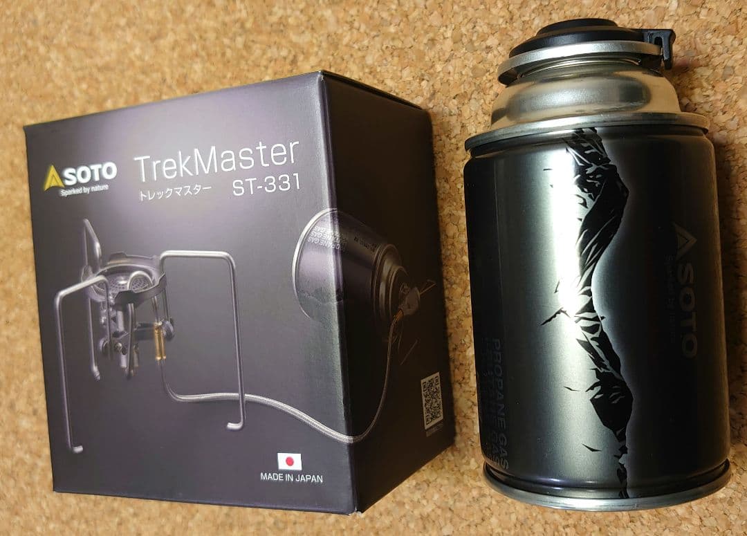 SOTO、NEW.トレックマスター、燃料ボンベ付、新品未開封、送料込