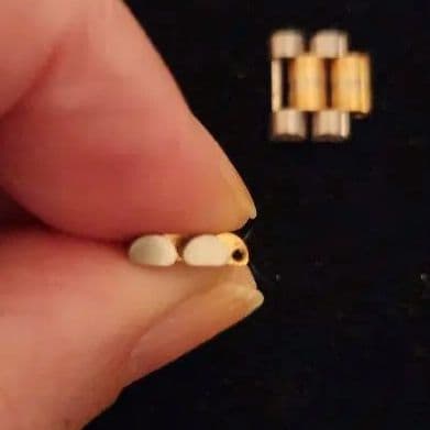 ROLEXデイトジャストトリドールベルトK18無垢用パーツ 4コマセット純正