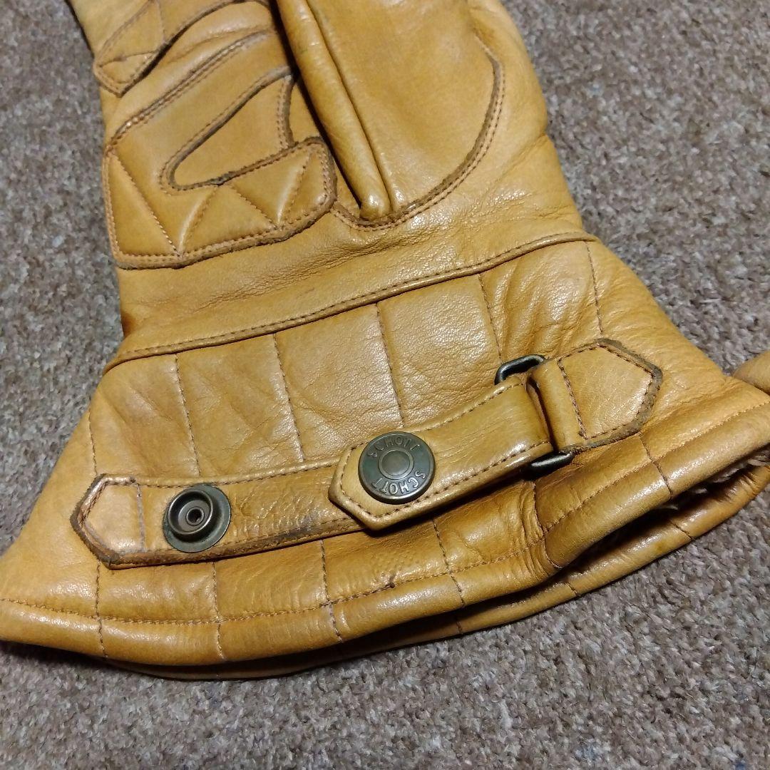 SCHOTT WINTER GLOVE ウィンターグローブ ミドル CAMEL