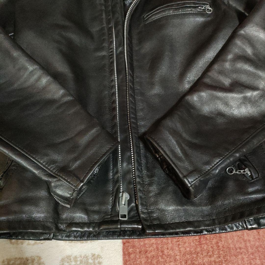 よ*2様 人気定番　Schott　６４１シングルライダース ３４　ブラック