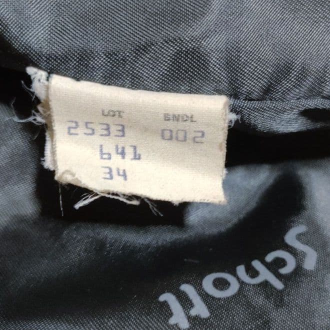 よ*2様 人気定番　Schott　６４１シングルライダース ３４　ブラック