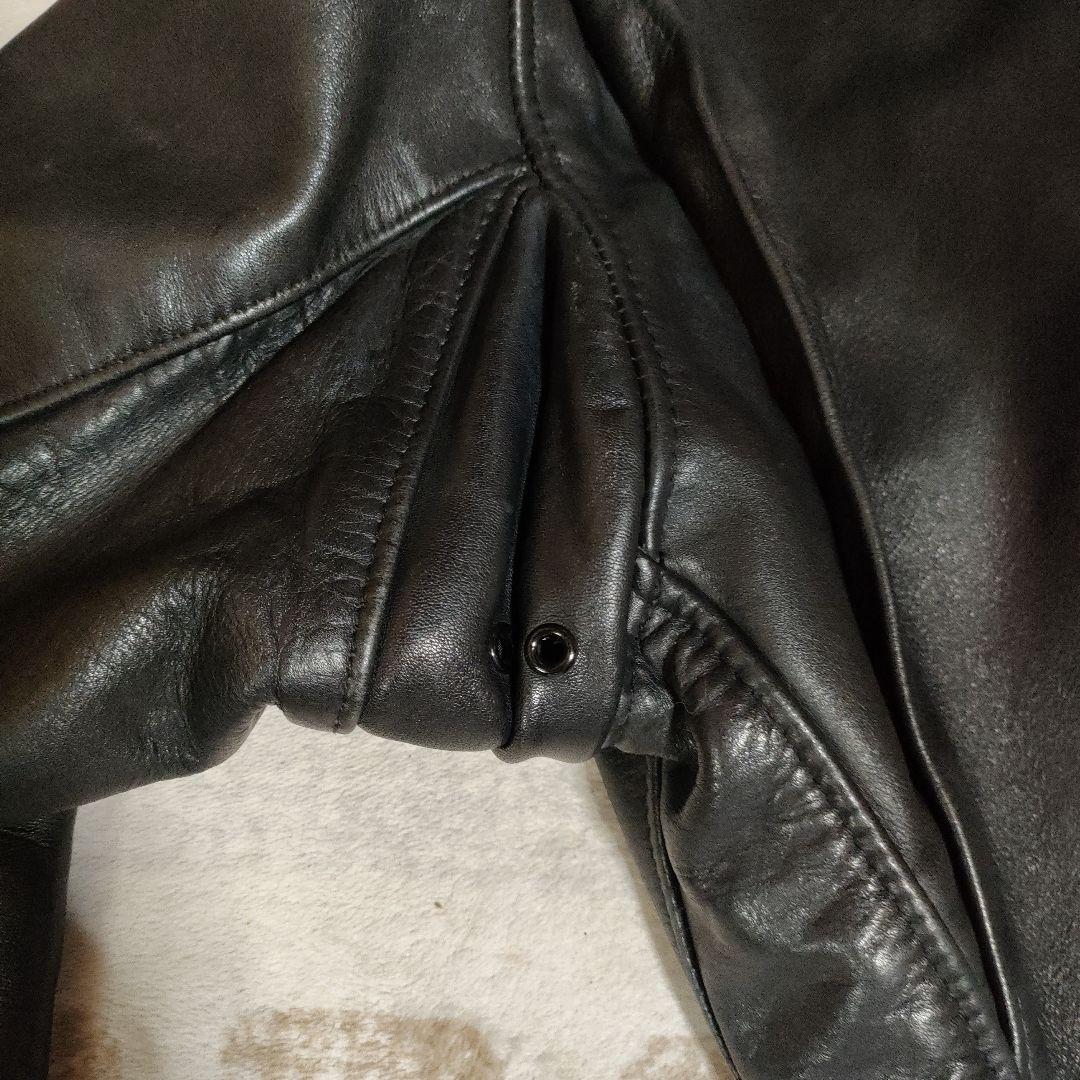 よ*2様 人気定番　Schott　６４１シングルライダース ３４　ブラック