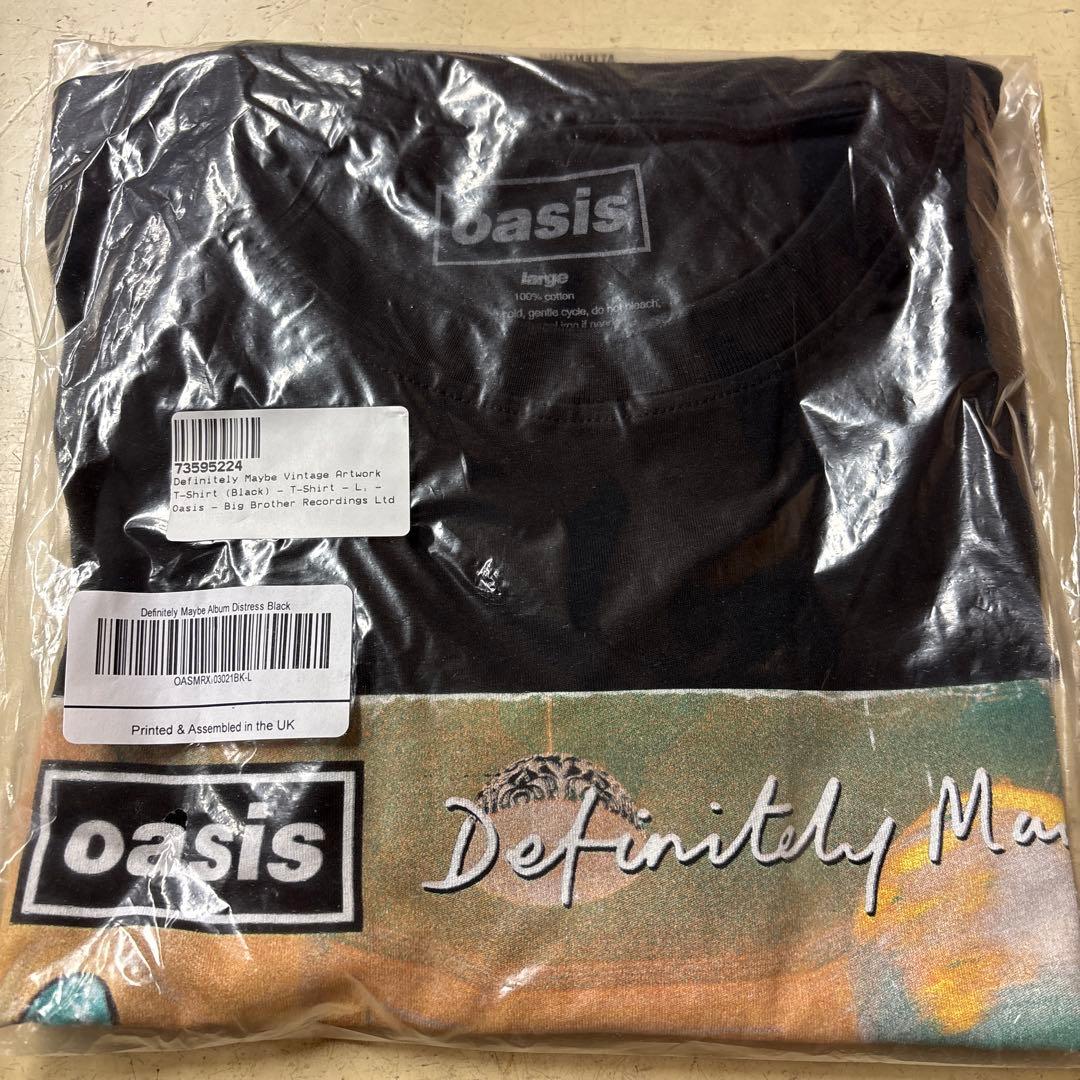 ミュージシャン Oasis Definitely Maybe Vintage Artwork L