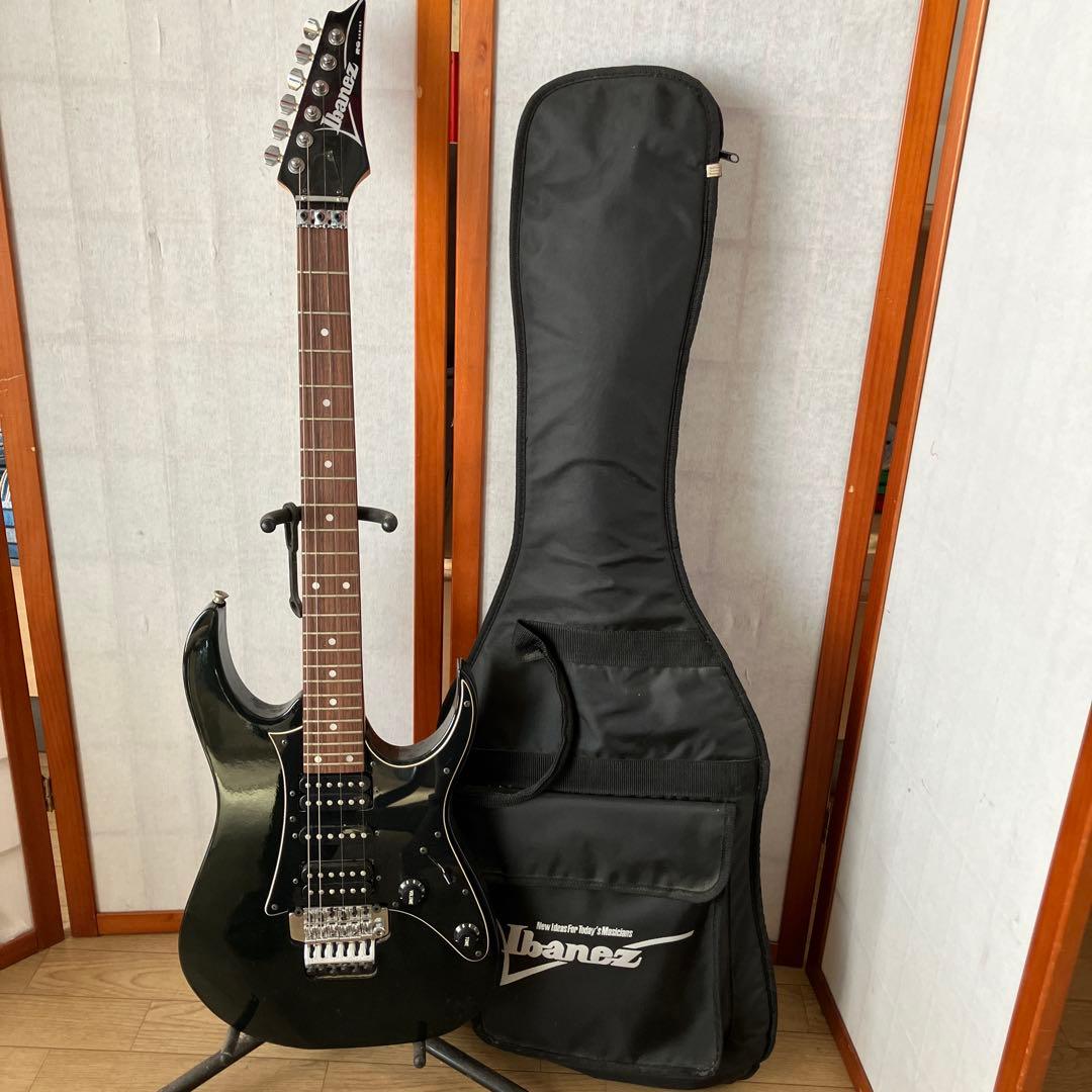 r*d様 ジャンク　Ibanez エレキギター ブラックとギターケース付き