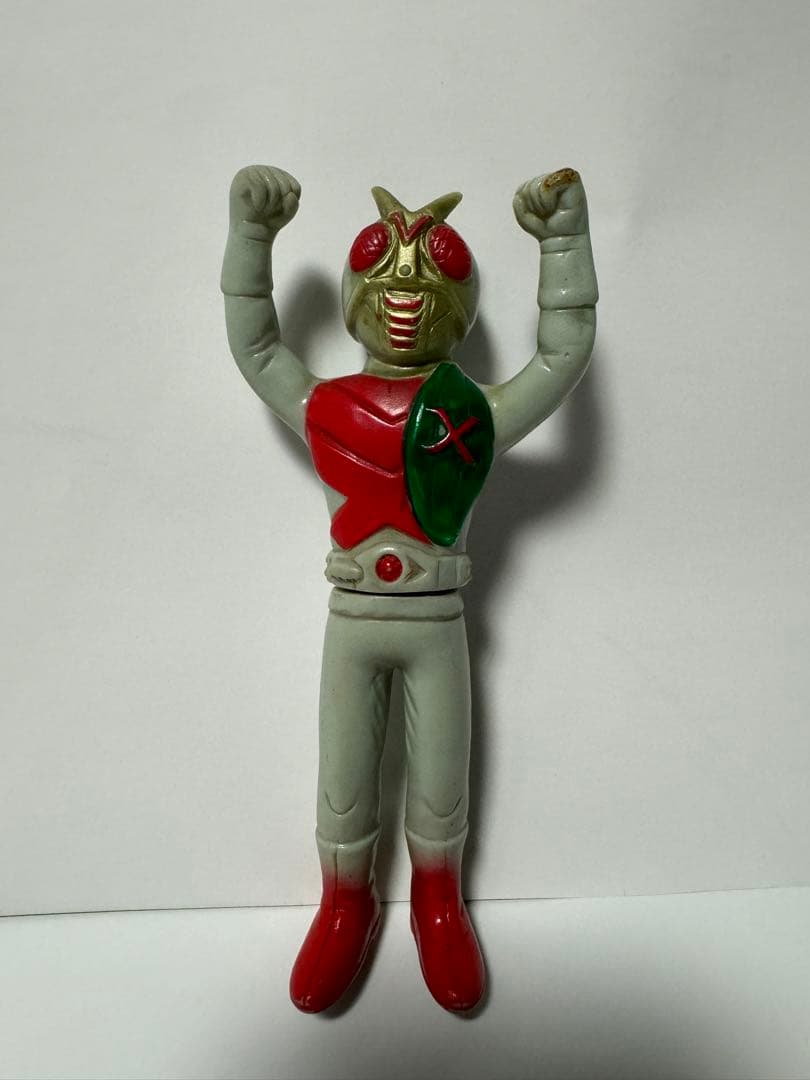 当時物　仮面ライダー　X フィギュア　ミニソフビ