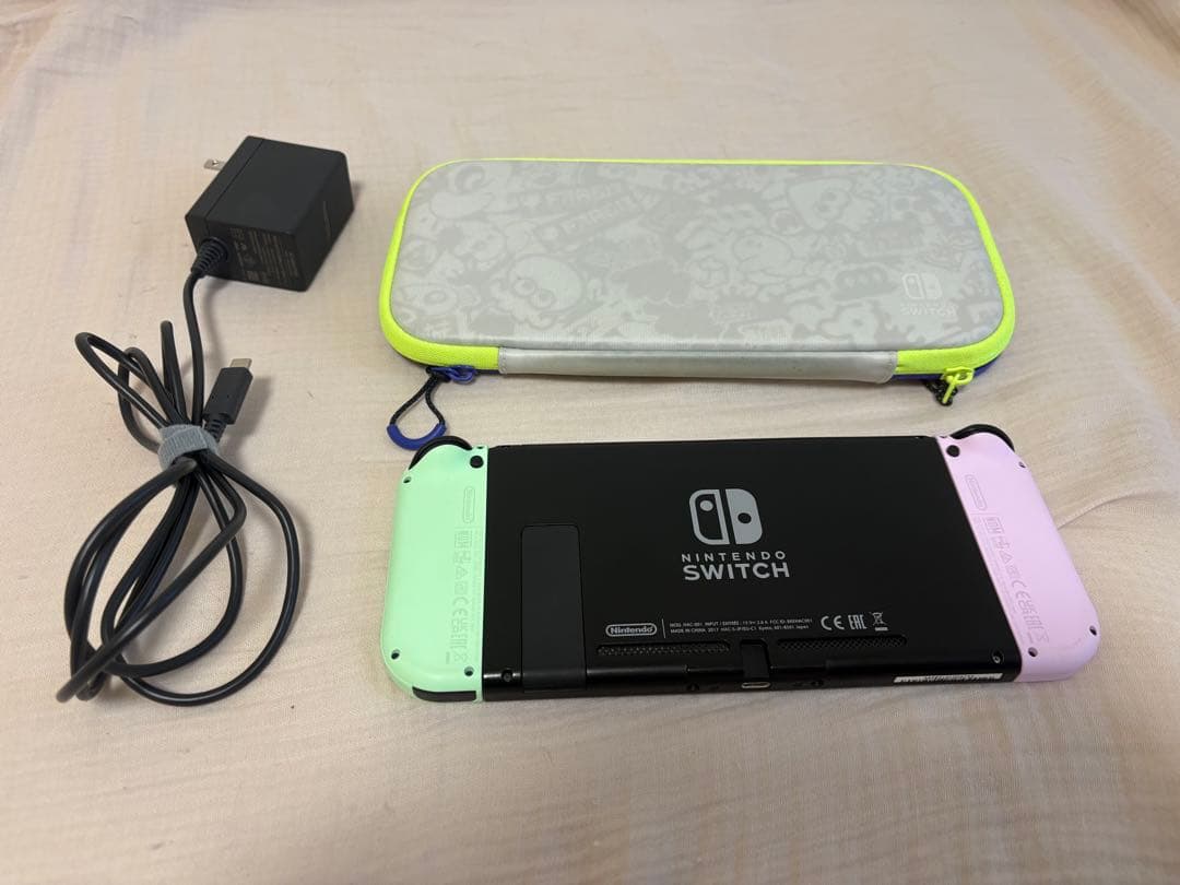 Nintendo Switch 本体 ピンク/ミント 充電器付き