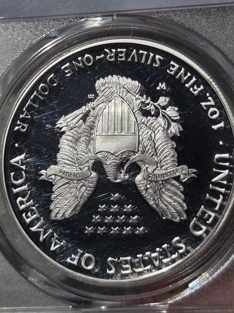 (PR69 DCAM)アメリカ合衆国　シルバー イーグル銀貨　2003 W