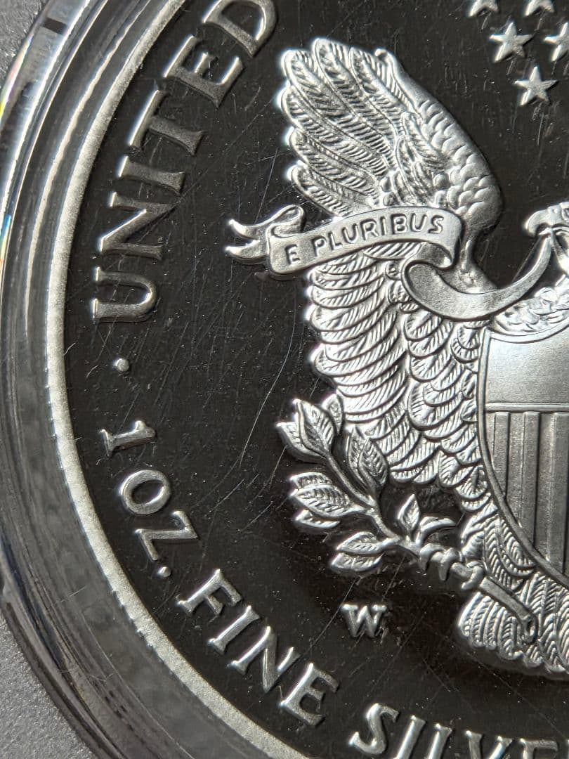 (PR69 DCAM)アメリカ合衆国　シルバー イーグル銀貨　2003 W