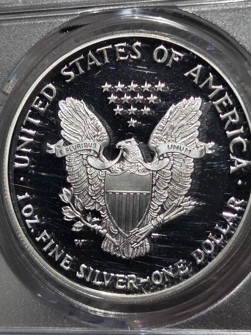 (PR69 DCAM)アメリカ合衆国　シルバー イーグル銀貨　2003 W